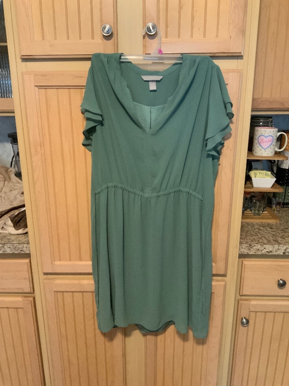 Women’s teal dress Preowned size XL